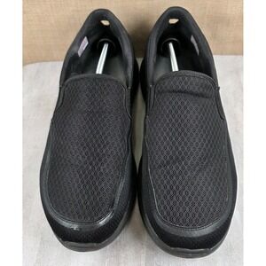 Skechers Equalizer Persistent Black Slip On Quick Fit Sneakers Loafers Mens 14